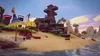 A colorful, stylized beach scene with various structures and elements, likely from a video game. Produktbild-Vorschau
