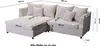 Sofa Couch Ecksofa Eckcouch Wohnlandschaft Pam 2 Cord Bezug Produktbild-Vorschau 7