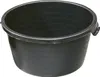 A black plastic bucket on a white background. Náhľad obrázku produktu