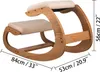 SucceBuy Chaise ergonomique à genoux 220LB Capacité de Voir les images du produit 8