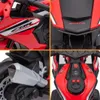 A collage of four close-up images of a red electric motorcycle. Náhľad obrázku produktu