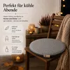SILUK przytulna filcowa poduszka na siedzisko Ø 36 cm - Podgląd zdjęcia produktu 8