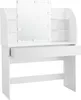 Coiffeuse 'Köla' avec LED et miroir blanc Voir les images du produit 4
