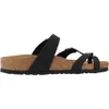 BIRKENSTOCK MAYARI BIRKO-FLOR NUBUCK Schwarz Produktbild-Vorschau 4