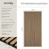 Akustické panely – sada z vysoce kvalitního MDF s dýhou z Náhled obrázku produktu 5