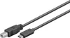 goobay Cavo da USB C a B nero 1 m Anteprima dell’immagine prodotto 8