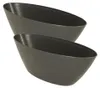 MePla - 2 Stück - Orchideen-Schiffchen L 40 anthrazit Produktbild-Vorschau 1