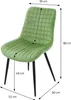 ML-Design Esszimmerstühle 2er Set, Salbei, Sitzfläche aus Produktbild-Vorschau 6