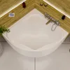 ECOLAM Baignoire d'angle SELMA 140 x 140 cm + tablier Voir les images du produit 8