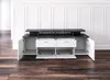 trendteam Media Mediatype Mood Weiß Melamin/Stone 180 x 66 Produktbild-Vorschau 3