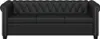 A black Chesterfield sofa. Produktbild-Vorschau
