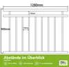 Französischer Balkon Fenstergeländer Edelstahl V2A 90x128 Produktbild-Vorschau 4