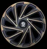 Sparco Radkappen 15 Zoll Varese Gold Schwarz 4tlg Produktbild-Vorschau 11