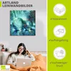 ARTland Leinwandbild Zwei blaue Murmeln_ Größe: 70x70 cm Produktbild-Vorschau 2