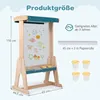 COSTWAY, stół dla dzieci, dziecięca sztaluga z tablicą do Podgląd zdjęcia produktu 3
