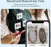 People looking at a phone with social media notifications and a close-up of bug metamorphosis. Produktbild-Vorschau