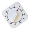 Neuheit weißer Quadrat 60 Minuten Mechanische Timer Produktbild-Vorschau 5