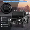 Auto elettrica per bambini con telecomando, nera, batteria Anteprima dell’immagine prodotto 3