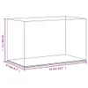 vidaXL Vitrine transparente 31x17x19 cm acrylique Voir les images du produit 6