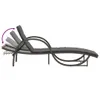 The Living Store Sonnenliegen 2 Stk. mit Auflagen Grau Poly Produktbild-Vorschau 8