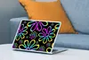 MuchoWow® Laptop Aufkleber Sticker Cover Blumen - Neon - Produktbild-Vorschau 4