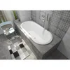 Einbau-Badewanne oval 165 x 75 x 64  cm, ASTRA Acryl 255 L Produktbild-Vorschau 2