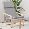 vidaXL Sgabello grigio chiaro 51x41x40 cm tessuto Anteprima dell’immagine prodotto 12