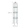 Relaxdays Supporto per rampicanti Obelisco, altezza 188 cm, Anteprima dell’immagine prodotto 4