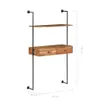 vidaXL Wandschreibtisch 90 x 40 x 170 cm Massivholz Akazie Produktbild-Vorschau 9