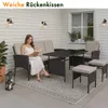 FCH Gartenmöbel-Set,Polyrattan Lounge Set,Gartenlounge-Set Produktbild-Vorschau 8