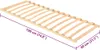 Base a doghe Marrone 80 x 190 cm Legno massello di faggio Anteprima dell’immagine prodotto 7