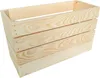 A wooden crate is shown against a white background. Produktbild-Vorschau