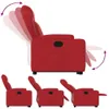 vidaXL Fauteuil relax releveur rouge similicuir Voir les images du produit 7