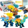Blocchi Da Costruzione Dinosauri Set Cacciavite Dino Anteprima dell’immagine prodotto 17