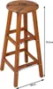 Zestaw dwóch hokerów barowych, drewno akacjowe, 34 cm x 34 Podgląd zdjęcia produktu 3