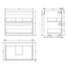 Waschbeckenunterschrank, Badezimmerschrank, 60x37x52cm, Produktbild-Vorschau 15