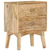 vidaXL Szafka nocna 40 x 35 x 55 cm z litego drewna mango - Podgląd zdjęcia produktu 2