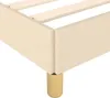 vidaXL Rám postele bez matrace krémový 180x200 cm látka Náhled obrázku produktu 7