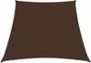 Sonnensegel Oxford-Gewebe Trapezförmig 2/4x3 m Braun Produktbild-Vorschau 1