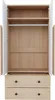 Armoire à 2 portes et 2 tiroirs 70 x 170 x 40 cm Armoire à Voir les images du produit 7