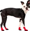 Scarpe per cani Goo-eez Lites rosso/nero - confezione da 4, Anteprima dell’immagine prodotto 3