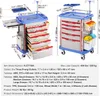 SucceBuy Carrello da laboratorio a 5 piani, carrello medico Anteprima dell’immagine prodotto 7
