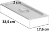 Nádoba na jídlo GN 1/3 s víkem, výška 100 mm, ohřívací Náhled obrázku produktu 3
