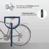 5 x Fahrradanlehnbügel 118 x 56 cm Stahl Ø 60 mm zum Produktbild-Vorschau 5
