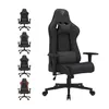 A main image of a gaming chair with smaller images of different color variations of the same chair arranged on the left. Produktbild-Vorschau