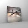 Bilder auf glas - Brücke Nebel Wasser - 60x60cm - Produktbild-Vorschau 4