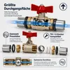 Pressfitting Kugelhahn rot Flügelgriff 20 x 2 Produktbild-Vorschau 8