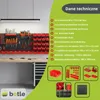 botle® Werkzeugwand Lochwand aus Kunststoff, Stapelboxen + Produktbild-Vorschau 2