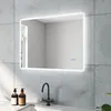 Badspiegel Beleuchtet LED Badezimmerspiegel 60x80cm BORAS Produktbild-Vorschau 2