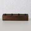 LS-LebenStil Holz Kerzenständer 4-fach Braun Produktbild-Vorschau 2